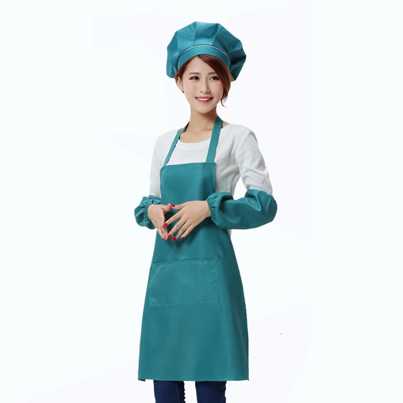 customized cotton fabric apron with logo custom in cotton