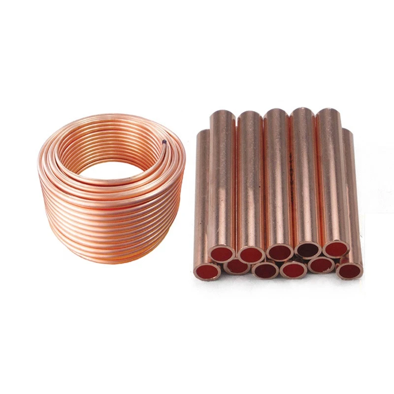 Customized Diameter Length Pure Copper Tube Coil For Air Conditioners
