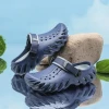 Customized Mens Comfortable Soft Breathable Beach Shoes Anti Slip Street Walking Out Garden Clogs Shoes