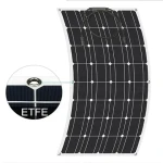 Customized Mini Foldable Portable High Efficiency Outdoor Mono Monocrystalline 12v 100w Solarpanel Rv Caravan Boat Marine