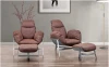 Customized New design recliner chair with footrest lounge chair with ottoman