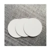 Customized Round Discs Gloss White Blank Dye Sublimation Aluminum Round Circles Clock Round Panel Plates Necklace Jewelry Insert