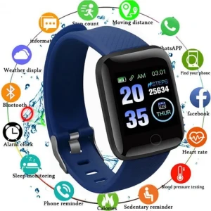 D13 Smart Watches 116 Plus Heart Rate 116Plus Watch Smart Wristband Sports Watches Smart Band Waterproof Smartwatch Android