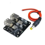 DC 12V 19V 24V to 5V 6A Module 4 Four USB Mobile Car Charger Power Supply Step Down Diy Kit Electronic PCB Board Module