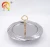 Import Decorate round plate 3 tiers layer high tea circle stand set stainless steel silver plate from China