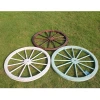 Decorative  Modern Wood Wagon Wheel OEM Holiday Supplies Home Decoration 30 Inch x 1.5 Inch