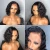 Import Deep Curly Wave Short Bob Wigs Human Hair Hd Full Lace Front Wig Raw Peruvian Virgin Human Hair Lace Frontal Wig For Black Women from China