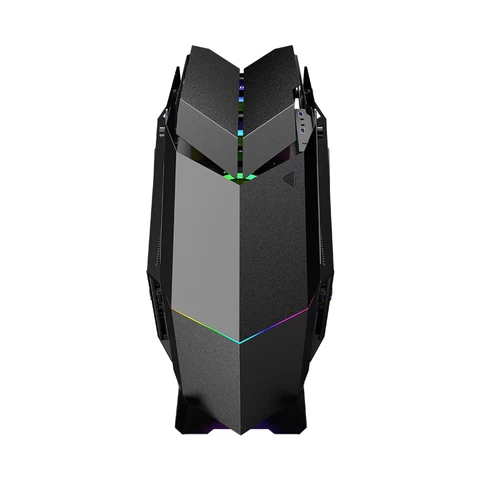 Desktop Gabinete Gamer PC Cabinet Tempered glass ATX gaming case computer with rgb light