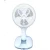 Import DF803 8 inch low price battery charger table fan with light from China