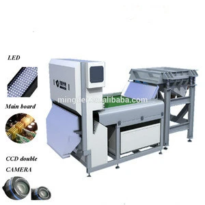 Diamond mining equipment for mineral ore color sorting