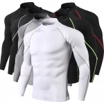 Direct Factory Purchase Custom Rash Guard Men Sublimation Printed Rash Guard Gym Surfing Diving MMA Rashguard