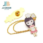 direct sell custom metal cartoon custom brooch