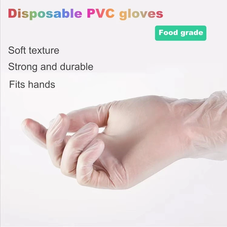Disposable Safety Blue Pvc Nitrile Blend Examination Working Powder Free Protective Supplies