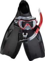 Diving Set Wholesale Snorkel set with Adjustable Flipper