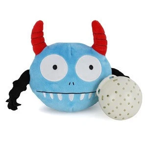 Dog Electric Plush Toy Pet Interactive Toy with Funny Barking Attractive Bouncing Ball for Dog