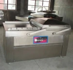 Double Chamber Commercial Vacuum Packing Machine for food, meat, fish