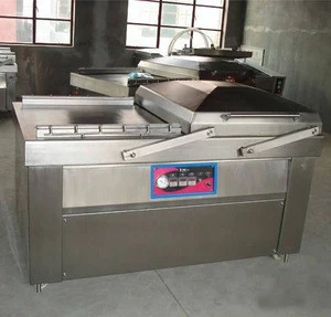 Double Chamber Commercial Vacuum Packing Machine for food, meat, fish