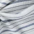 Import Double layer white seersucker fabric throw with blue yarn dyed stripe from China