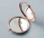 Import Double Sided Rose Gold Jeweled Compact Mirrors from China