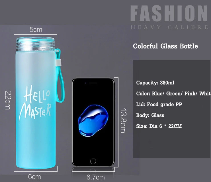 Double wall Factory direct supply High-Grade Borosilicate Unbreakable Glass Water Bottle hot sell
