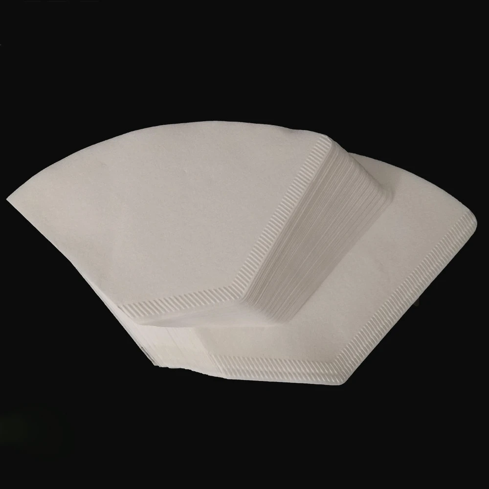 Drip coffee paper filter 102 104 Bleached white color