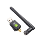 Dual band USB wifi adapter wireless network card AC600 with 3 dBi external antenna