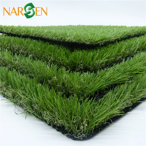 Durable cheap synthetic landscape artificial grass mat turf lawn