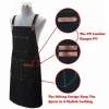 Durable cotton denim apron with pockets for men and women,suitable for barista cooking grilling and kitchen Cook Chef Apron