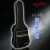 Import E10B best quality stitching lattice style guitar soft case 1680D oxford surface 15mm sponge padded velvet lining for guitar from China
