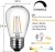 Import E27 LED Light bulb waterproof connectable festoon string light for Christmas holiday decoration from China