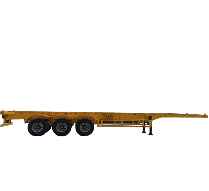 EAST Best Selling 3 Axles 40 feet 20ft 40ft Shipping Container Trailer Flatbed Platform Skeleton Chassis Semi Trucks