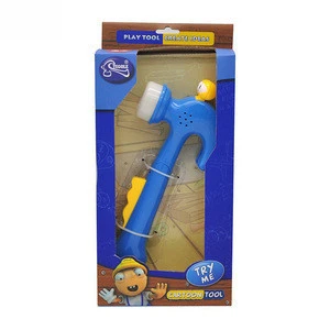 eclectic light kid worker toy Plastic hammer cartoon tool toys