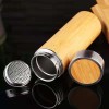 Eco Friendly Bamboo Travel Coffee Cups Stainless Steel Tea Tumbler
