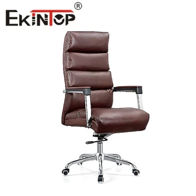 Ekintop Big and Tall Modern Leather Ergonomic Office Chair for Home