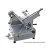 Import Electric 250 blade Commercial full automatic frozen meat Bacon slicer from China