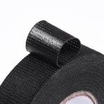 electrical noise dampening automotive fabric Insulation fireproof wire harness black cotton cloth tape