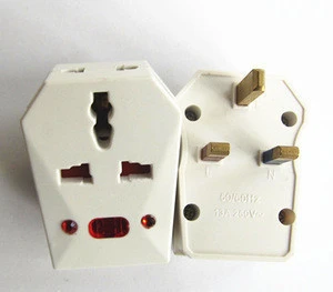 Electrical universal travel 13 Amp adapter 3 Pin plug