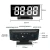 Import EMAF hot sale time date calendar large digit display desk LED mirror alarm clock with temperature from China