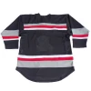 Embroidery applique custom team ice hockey jerseys with name and numbers