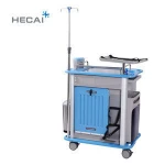 emergency cart hospital used hospital emergency trolley tours multi-color hospital medicine/drug trolley