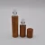 Import Essential oil packaging 10ml 15ml bamboo steel roller ball perfume bottle with bamboo cap from China