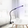 European & American Style Disinfection Clip Table Lamp 3 Brightness Adjustment  Clamp Reading Lamp Portable Clip Led Desk Light