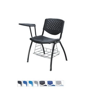 Excellent conference chair writing tablet Simple style office chairs with bookcase E01+02C+02D