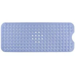Extended PVC anti slip bathroom bathtub cushion with sucker pad seat cushion bath mat