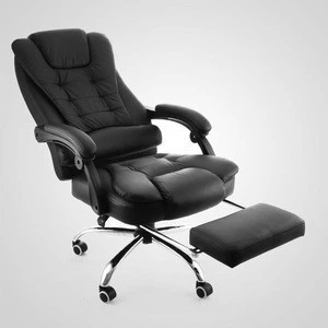 Extra Padded Executive Recliner Swivel Office Chair with Foot Stool