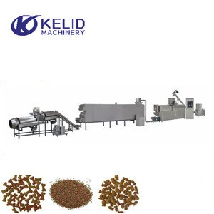 Extruder Floating Fish Feed Pellet Machine Double Screw Fish Feed Production Line