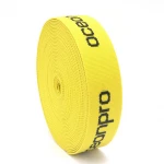 Factory customized high quality herringbone nylon webbing plain weave seat belt jacquard webbing