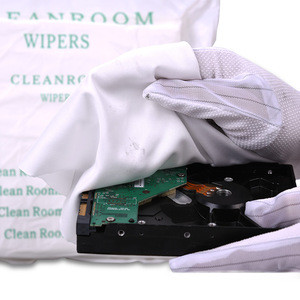 Factory direct supply of 100pcs/bag 6&#39;&#39;x6&#39;&#39; cleanroom 100% microfiber wipes/wipers cleaning cloth with high quality