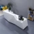 Factory Price Modern white solid surface stone office reception desk