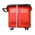 Import Factory Sale Plastic supermarket Shopping Basket with Wheels from China